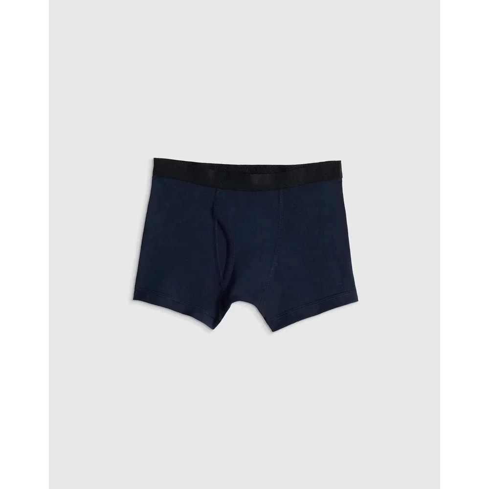 Quince Boys Organic Cotton Spandex Boxer Briefs 5-Pack Multicolor Size 8 NWT